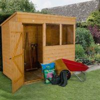 7X5 Pent Shiplap Wooden Shed with Assembly Service