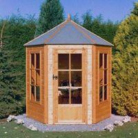 7X7 Gazebo Shiplap Timber Summerhouse with Assembly Service