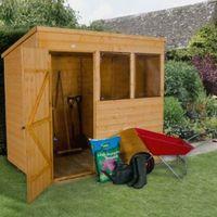 7X5 Pent Shiplap Wooden Shed