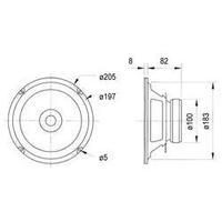 8 wideband speaker chassis visaton bg 20 40 w 8 