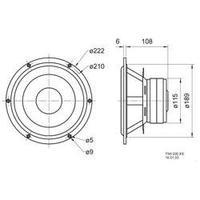 8 speaker chassis visaton tiw 200 xs 120 w 8 