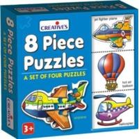 8 Piece Creative Early Years Aircraft Puzzles