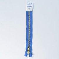 8 Habico Tagged YKK Brass Jeans Zip - Saxe Blue 374715