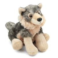 8 sitting wolf soft toy