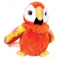 8 standing macaw soft toy