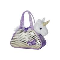 8 purple fancy pal unicorn soft toy