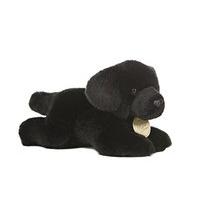 8 black miyoni labrador soft toy