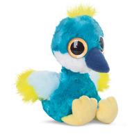 8 blue yoohoo friends crownee crowned crane soft toy