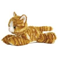 8 ginger mini flopsie molly cat soft toy