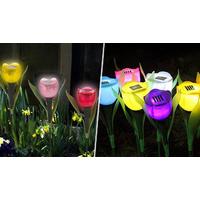 8 Garden Solar Tulip Lights - 1 or 2