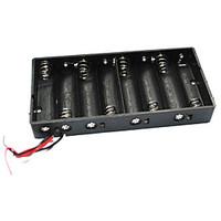 8 x AA Batteries Holder Case Box with Leads (Total 12V)