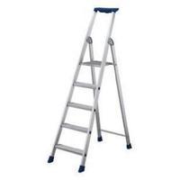 8 ribbed tread platform step ladder aluminium 358758