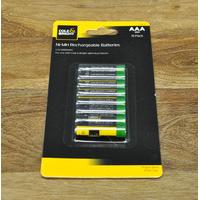 8 x AAA Rechargeable Ni-MH Batteries by Gardman