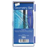 8 piece school geometry maths set