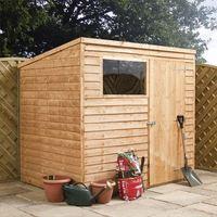 8 x 6 Waltons Overlap Pent Wooden Shed