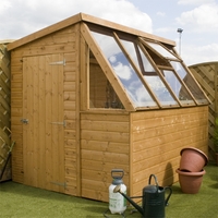 8\' x 6\' Walton\'s Premier Groundsman Potting Shed Wooden Greenhouse