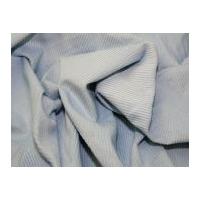 8 Wale Cotton Corduroy Dress Fabric Pale Blue