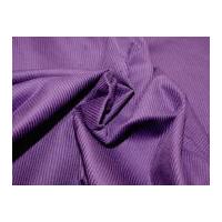 8 Wale Cotton Corduroy Dress Fabric Purple