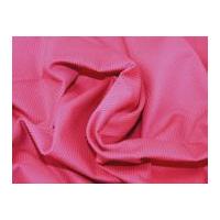 8 Wale Cotton Corduroy Dress Fabric Cerise Pink