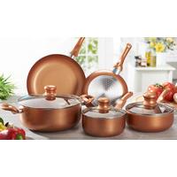 8-piece Copper Pan Set