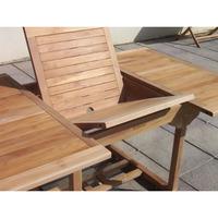 8 seater square extending marlow teak set