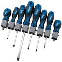 8 Piece S/driver Set C/w Rack