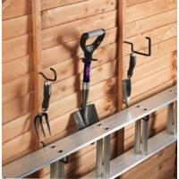 8 piece multi purpose shed storage hook set