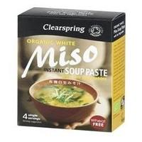 8 Pack of Gluten Free Clearspring Instant white miso soup paste 60 g