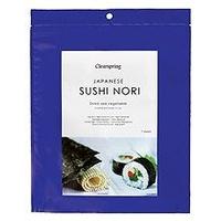 8 Pack of Gluten Free Clearspring Sushi Nori Sea Vegetable 17 g