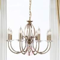 8-light chandelier Aegean