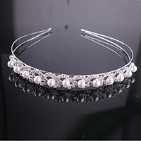 8 Shape Pearl Rhinestone Hair Clasp