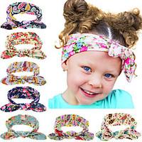 8 Colors/set Fashion Bebe Baby Girl Dot Knot Headband Newborn Infant Hair Accessories Children Elastic Hair Bands