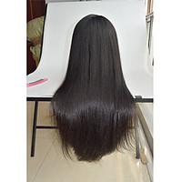 8\'\'-26\'\' silky straight human hair wigs Malaysian virgin hair pre plucked wigs straight hair wigs lace front wig