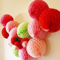 8 inch honeycomb tissue paper flower ball more colors