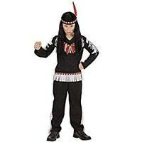 8-10 Years Black Indian Boy Costume