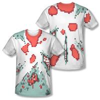 8 bit zombie costume tee frontback print