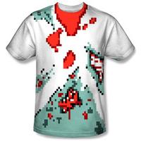 8 Bit Zombie Costume Tee