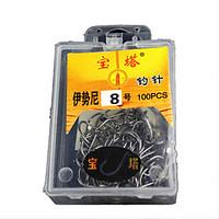 8 Fishing Pin Fishhook(100 Pcs)