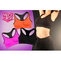 £8 instead of £19.99 for a shock-absorbing sports bra - choose from three colours from Treats on Trend - save 60%