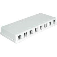 8 ports Network patch panel Delock Unequipped 1 U