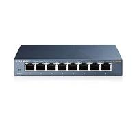 8 port desktop switch with steel case