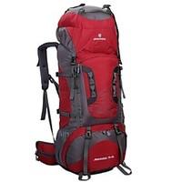 80 l hiking backpacking pack daypack backpack rucksack climbing campin ...