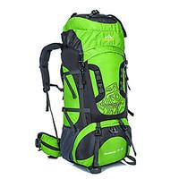 80 l travel duffel daypack backpack hiking backpacking pack external f ...