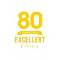 80 Excellent| Birthday Card | DO...