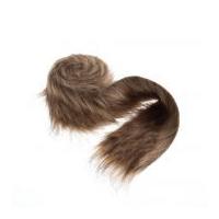 80mm Faux Fur Trimming 2m Brown