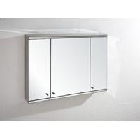 80cm Wide Triple Door Biscay Wall Mounted Mirror Bathroom Cabinet