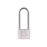 80TI/40HB40 Titalium Padlock 40mm x 40mm Long Shackle Carded