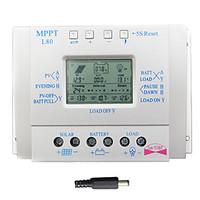 80a solar panel charge controller battery safe regulator lcd with usb