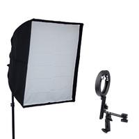 80x80cm Square Softbox LShape Bowens Sony Flash Speedlite BracketMount