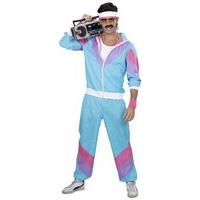 80\'s Shell Suit Costume For 80s Eighties Retro Fancy Dress Up Outfits Small